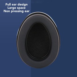 Cuifati Hearing Protection Earmuffs for Noise Reduction - NRR 31dB Soundproof Safety Ear Muffs Ear Defender for Adult Shooting Mowing Autism Hunting Construction, Rose Red