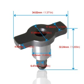 Anvil Assembly Replacement Parts Compatible with Milwaukee 2552-20