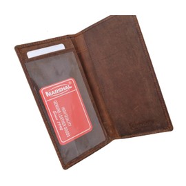 Hand Crafted Genuine Soft Leather Checkbook Cover simple-156 (Vintage)