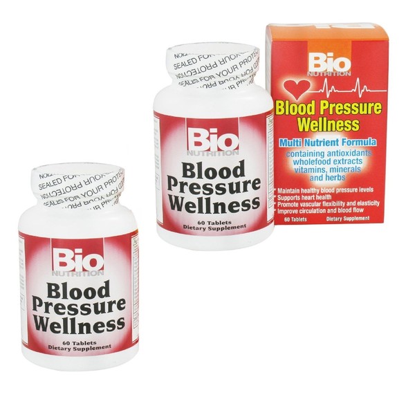 Bio Nutrition Blood Pressure 60 Tablets 2 Pack