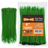 Eletoo 8 Inch garden green Zip Ties (1200 Pack), 35