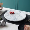 jalz jalz 12'' Marble Lazy Susan for Countertop Kitchen Turntable