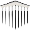 9 Pieces Facial Brushes Fan Mask Brushes, Soft Facial Applicator