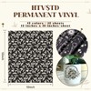 HTVSTD Boho Permanent Adhesive Vinyl-12 Sheets 12 * 10inches Black