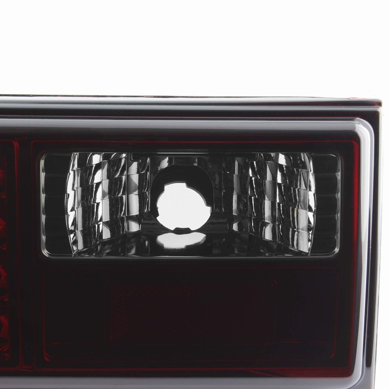 For 1987-1993 Mustang GT LX SVT Cobra Red Smoked Full