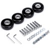 DEWEL Caster Wheel Replacement, Silent Series, Suitcase Caster, Suitcase, Carry