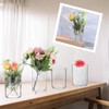 20 Pcs Plastic Cylinder Vase 3.93inch Bulk for Flowers Centerpieces,