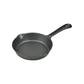 Pearl Metal HB-6209 Skillet, 6.3 in (16 cm), Cast iron, Induction Compatible, Oven Safe, Sprout