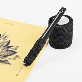 Hand Poke Stick Tattoo Kit Pen Kit Anself Hand Poke and Stick Tattoo Pen Ink Cup 1 3 5 7 9RL Needles Set Includes with Bandages for Tattoo Artists Beginners