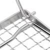 Portable Campfire Grill Silver Mini Folding Grill Rack Stainless Steel