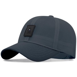 YAMEE Men's baseball cap for large head circumferences, baseball cap men's mesh breathable, baseball cap men's quick-drying UV protection, peaked caps for unisex for hiking, cycling, sports and travel