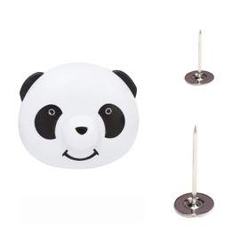 Fayemint 24pcs Cute Panda Duvet Cover Gripper, Panda Duvet Cover Clips, Plastic Duvet Cover Clips, with Bring An Unlocker, for Plastic Duvet Holder, Bed Sheet, Mattress