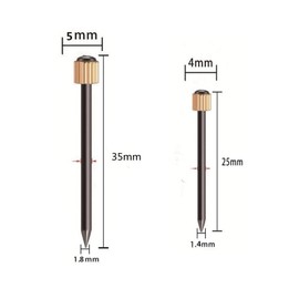 100pcs Pictures Hanging Nails,Picture Hanging Hardware Gold Nails,Black Steel Nails and Brass Head Nails,Hanging Picture Nails Gold Nail Hardware Photo Frame Nails,Picture Frame Hook with Plastic Box