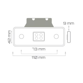 8 x Led Orange Side Marker Amber Light 12v Indicator Lamp Trailer Truck Caravan