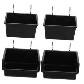 ABOOFAN 4pcs Pegboard Organizer Bins Wall Mounted Tool Holders for Garage Storage Versatile Screwdriver and Wrench Organizers Sturdy Design for Efficient Workspace