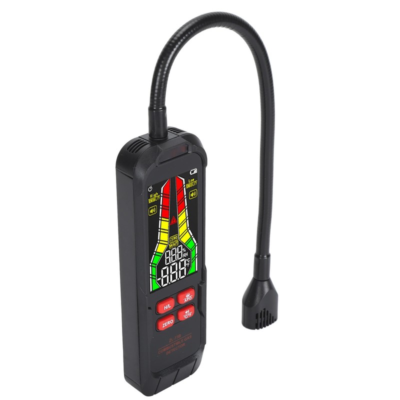 Gas Monitor Meter High Accuracy Multifunctional ABS Portable Gas Leak