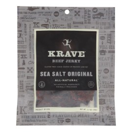 UD_Krave Sea Salt Original Beef Jerky Case of 8 2.7 oz Meat Snacks