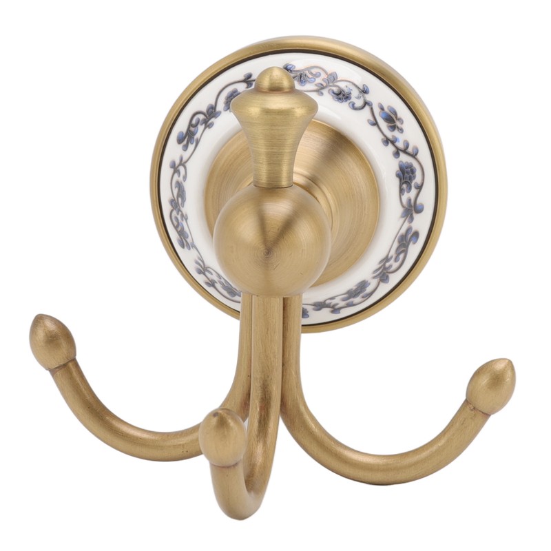 Wall Mounted Bathroom Coat Hook Beautiful Decorative Elegant Clothing Robe