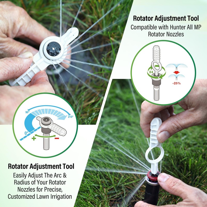 Gulfmew 8 Pieces Sprinkler Head Tool Kit – Compatible with