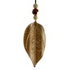 Frank Flechtwaren Hanging shimmer leaf in a set of 6