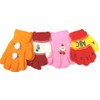 Four Pairs of One Size Magic Gloves for Toddlers for