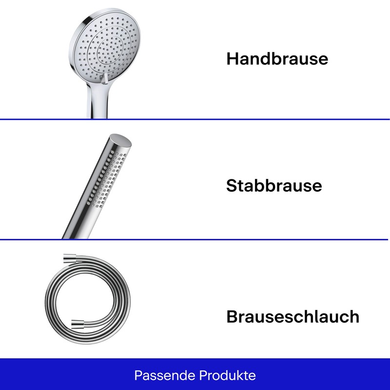 Duravit Universal Shower Holder, Shower Head Holder for Hand Showers,