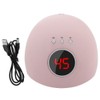 24W LCD Display UV Nail Dryer Dual Light Sources Gel