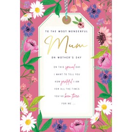 Traditional Mother's Day Card Mum - 9 x 6 inches - Regal Publishing, C88329