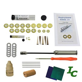 Instrument Clinic Flute Pad Kit with Leak Light, Pads Assembled in USA! (Armstrong)