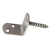 Braided Fence Holder L-Shaped Pack of 20 (Stainless Steel)