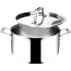 Duxtop Whole-Clad Tri-Ply Stainless Steel Stockpot with Lid, 6.5 Quart,