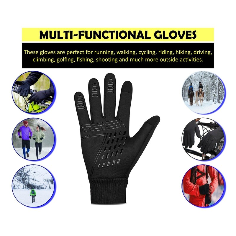 3S SPORTS Men's Cycling Winter Warm Windproof Waterproof Anti-slip Thermal