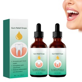 Gum Protect Gum Repair Drops, Gum Regrowth Drops, Gum Recovery Drops, Gum Relief Drops, Repair Gums, Rejuvenates Your Gums With Ease