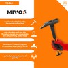 Mivos Roofing Hammer 600 g Head Weight 2K Fibreglass Handle
