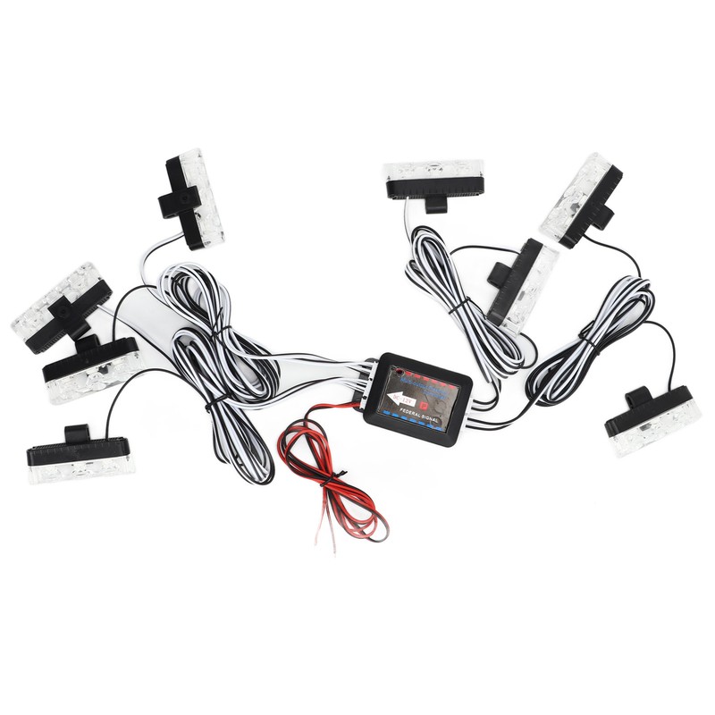 12V Car Emergency Strobe Lights Bright Illumination 24 LED Lights