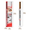 2PCS Eyebrow Gel and Pencil Combo, Waterproof, Smudge-Proof, 4-Prong Microblading