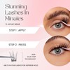Natural Wispy Volume Lash Clusters - Prebond technology, Clear bond,