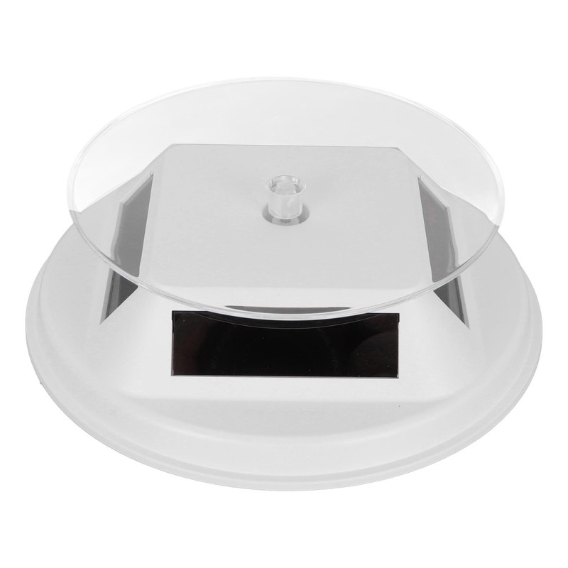 Solar Turntable Professional 360 Degree Electric Rotating Display Stand 2.2lb