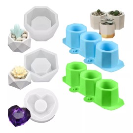 AOKUN 5pz Moldes Para Jardineras Pequeñas Moldes Para Plantas