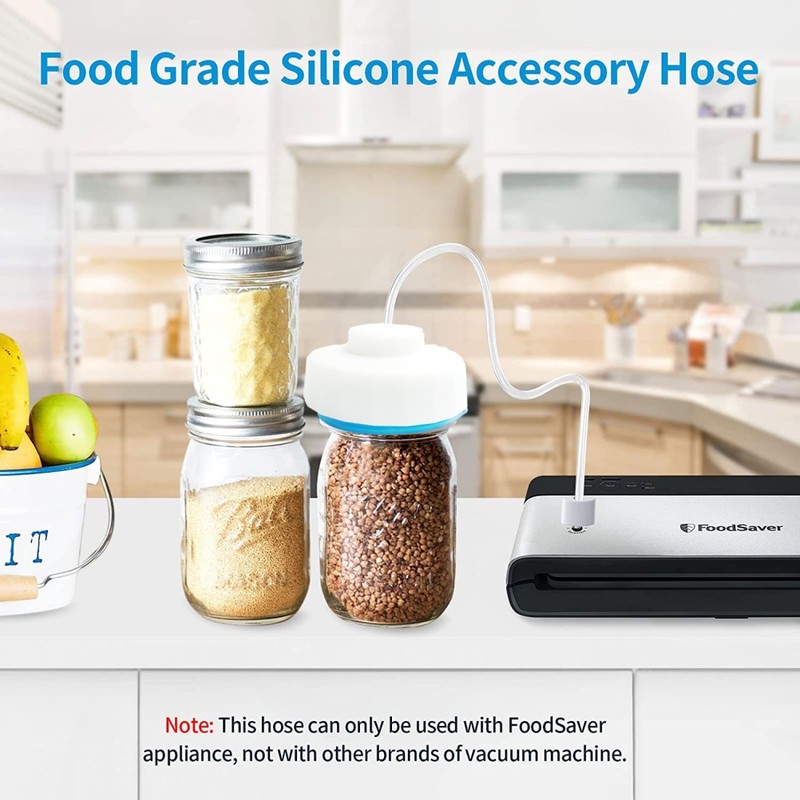 Vacuum Sealer Kit Jar Sealer with Accessory Hose for Wide