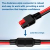XRDS -RF 10AWG Anderson-Style Extension Cable 15FT, Anderson-Style 30A Connectors,