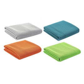 Outanaya 4pcs Sports Towel Gym Towel Ice Sports Yoga Polyester Cooling Outdoor Cooling