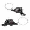 1 Pair Triple Speed Bicycle Gear Shift Derailleur Left/Right Shifter