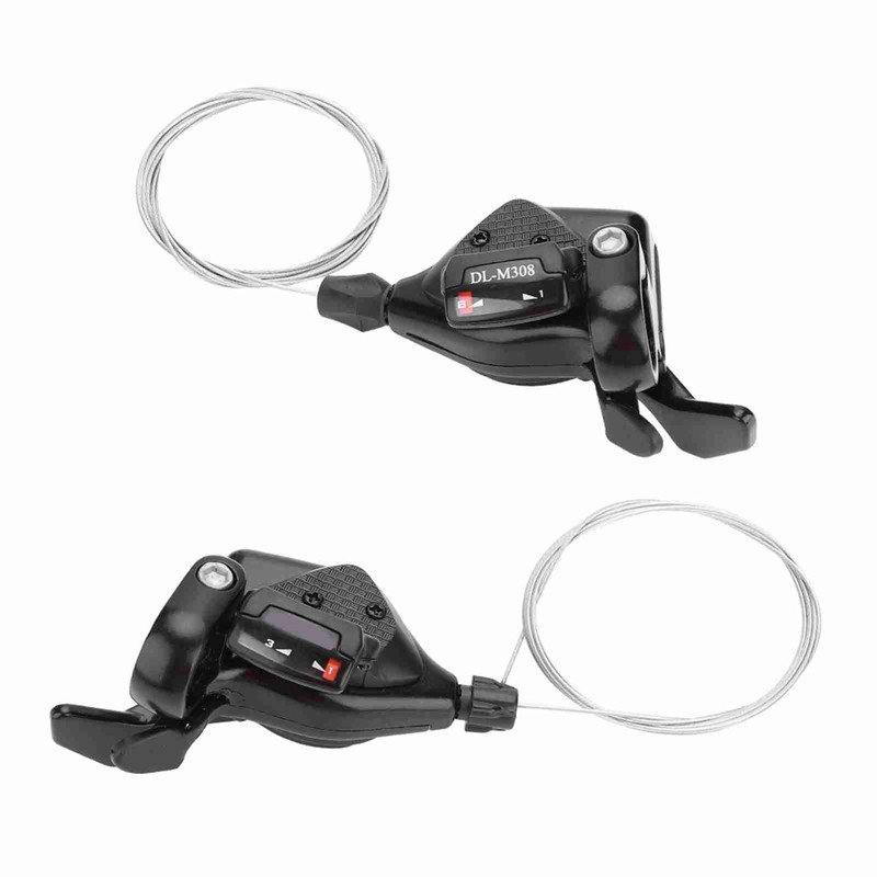 1 Pair Triple Speed Bicycle Gear Shift Derailleur Left/Right Shifter
