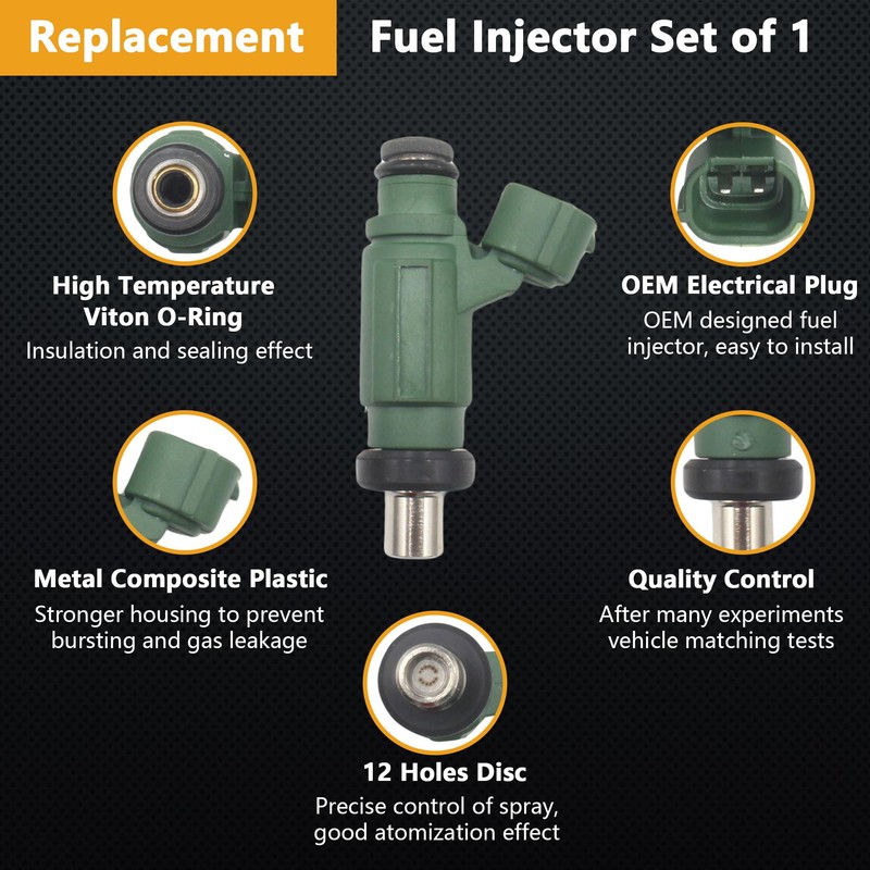 Yezoauto Fuel Injector for Suzuki King Quad 700 LT-A700X 2005-2007