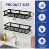 Spice Rack Wall 2 Pack Metal Kitchen Shelf Hanging No