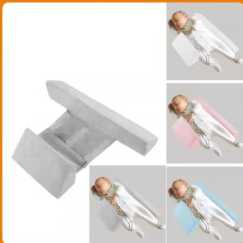 Baby Sleeping Pillow Prevent Rolling Spitting Detachable Wash Baby Side