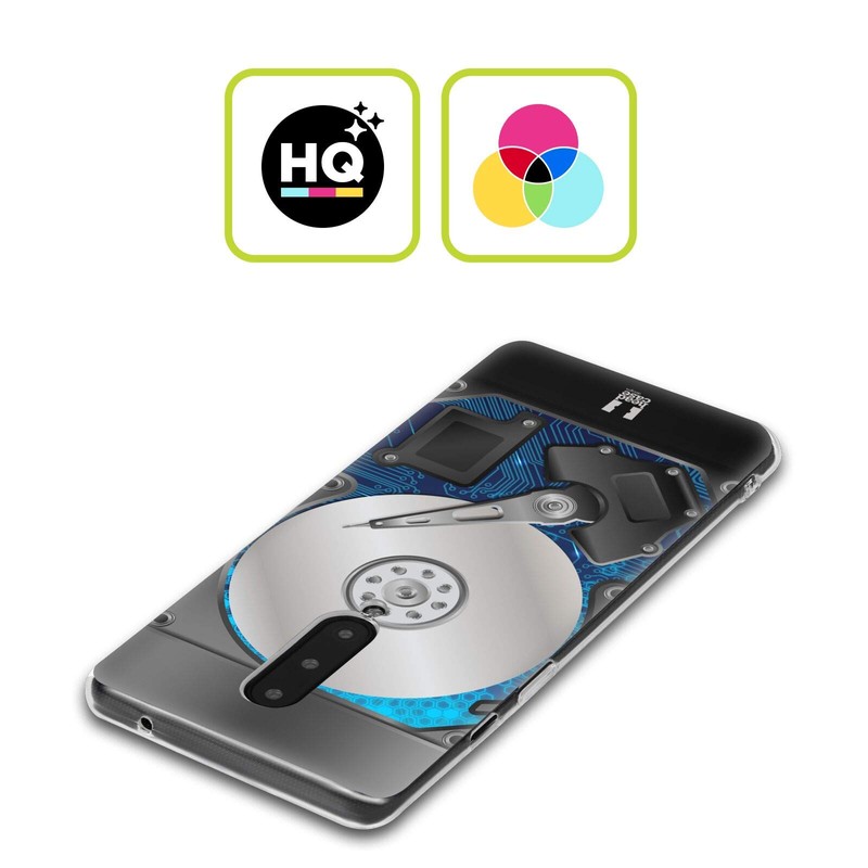 Head Case Designs Blau Hard Disk Drives Soft Gel Handyhülle