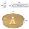 ECUDIS Pendant Light Canopy Kit, 4.7 Inches Ceiling Light Fixture