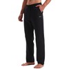 Willit Men's Cotton Yoga Sweatpants Athletic Pants Open Bottom Exercise